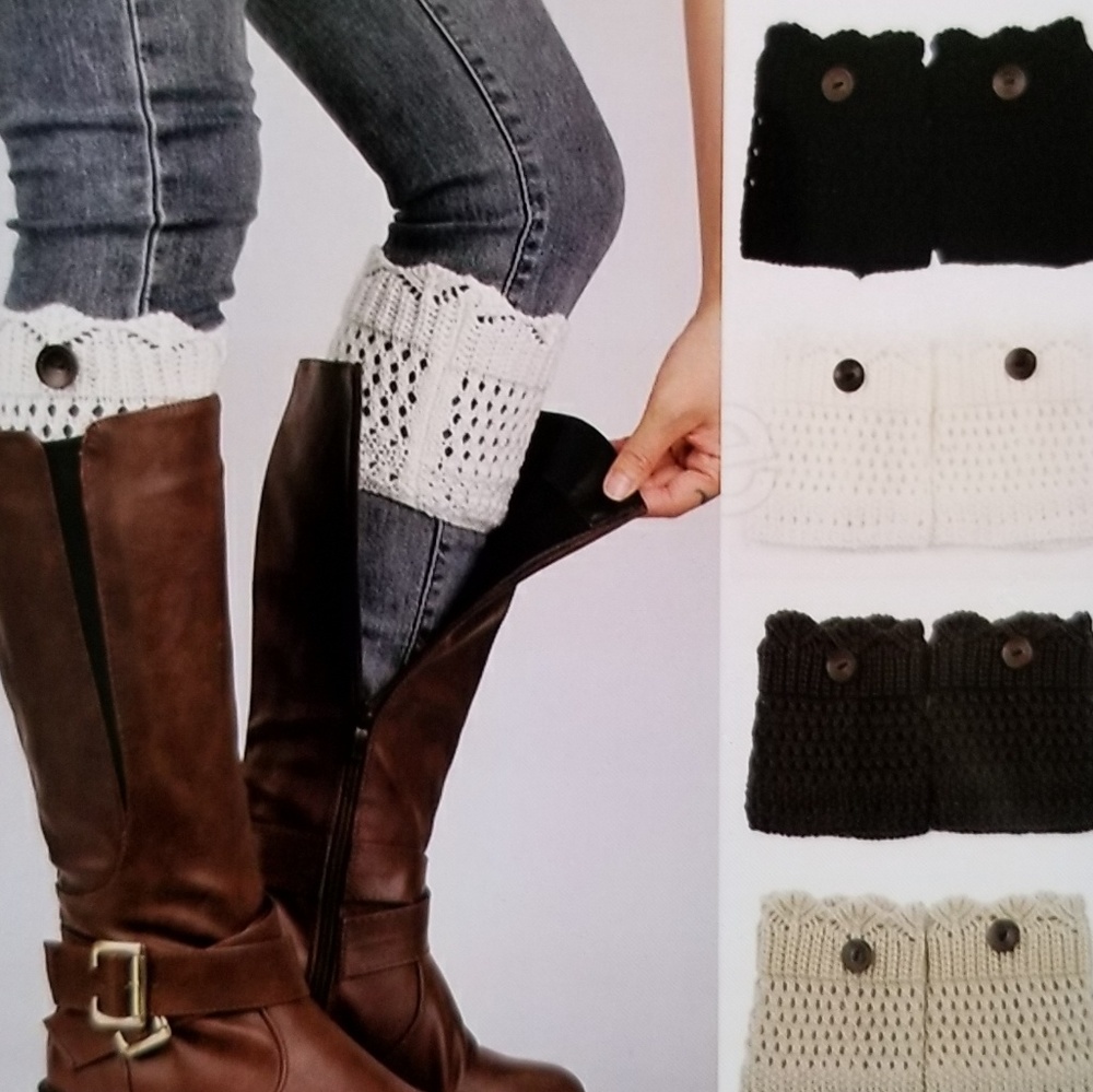 🔥LAST!🔥DAISY BOOT KNIT TOPPERS! MULTIPLE COLORS!